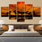 5PCS Large Huge Modern Wall Art Oil Painting Picture Print Unframed Home Decor Wall Sticker