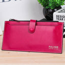 New Fashion Women High Quality PU Leather Long Wallet Zipper Handbag Card Holder Coin Purse