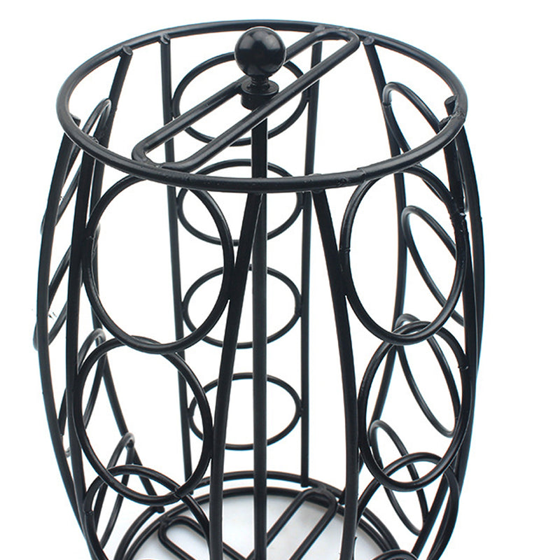 360 Rotary Coffee Jelly Storage Capsule Holder Stand Rack Dispenser Iron Coffee Capsule Cup Holder