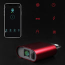 CE/ROHS Certification Intelligent Fingerprint Electronic Padlock APP/Fingerprint Unlock Outdoor Waterproof Student Cabinet Anti-theft Metal Small Padlock USB Charging Door Lock