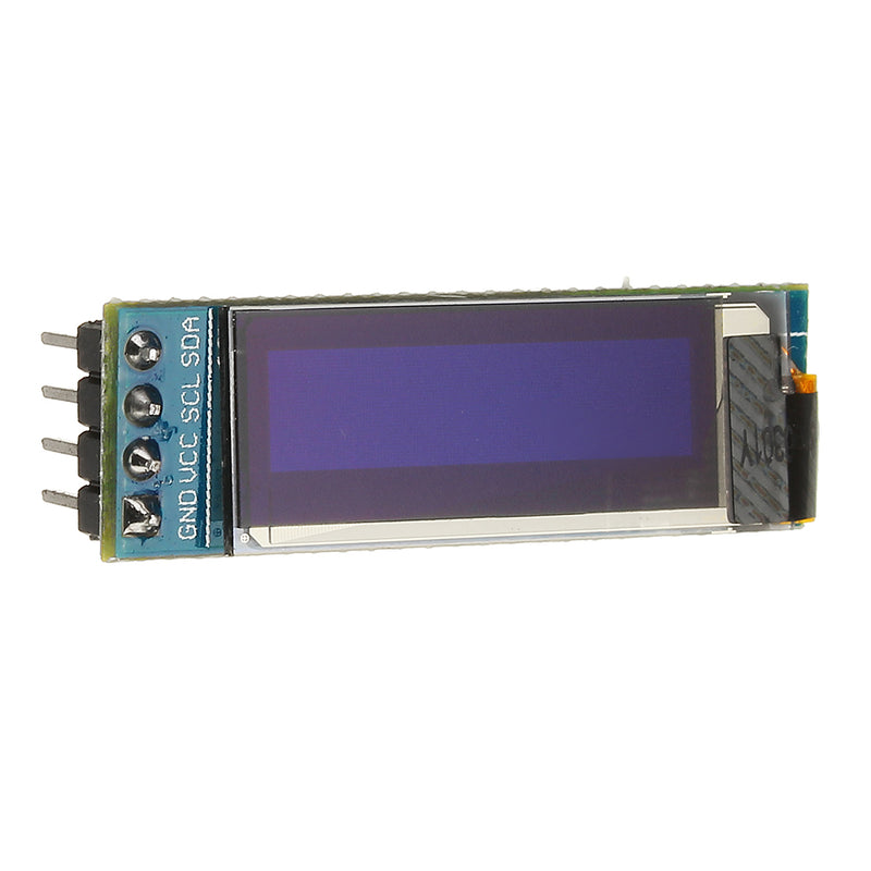 Geekcreit 0.91 Inch 128x32 IIC I2C Blue OLED LCD Display DIY Module SSD1306 Driver IC DC 3.3V 5V