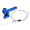 7/8inch CNC Billet Twister Throttle Tube Clamp Assembly + Cable For Dirt Pit Bike
