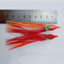ZANLURE 10Pcs 10CM Soft Plastic Fishing Lures Trolling Squid Skirt Lure Bait Fishing Tackle Tools