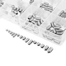 Suleve MXSH6 M3/M4/M5 300Pcs Allen Hex Socket Set Grub Screw Cone Point 3-10mm Assortment Kit