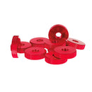 10Pcs M6 Manual Knurled Thumb Aluminum Alloy Screw Nut Spacer Flat Washer