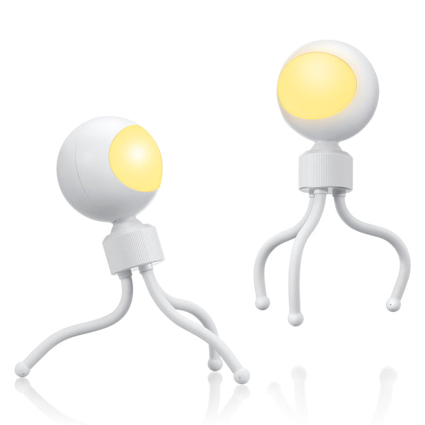 DIGOO DG-L13 0.5W Smart Acoustooptic Control Night Light 3200K Color USB Charging 360 Adjustable Reading Light Rechargeable Table Lamp