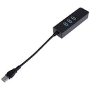 USB 3.0 to 3 Port USB 3.0 Hub Adapter 10GBit/s Gigabit Ethernet for Laptop PC
