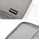 Boona 27cm*20cm Double Layer Digital Accessories Storage Bag U Disk Memory Card USB Cable Tablet Organizer Travel Bag
