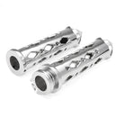 7/8inch Chrome Handlebar Hand Grip Grips For Suzuki/Honda/Yamaha/Kawasaki Motorcycle