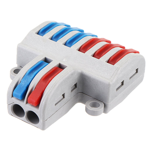 SPL-62 Two Groups of Parallel One-in and Three-out Splitter Terminal Wire Connector