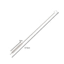 5Pcs 175mm Stainless Steel Straight Straws Cleaner Cleaning Brushes