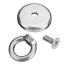 48mm 90KG Neodymium Recovery Magnet Metal Detector Treasure Hunting Fishing Sucker