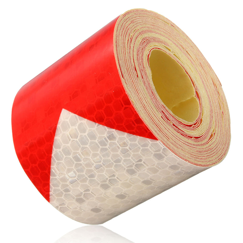 5m x 50mm Stripe Safety Reflective Self Adhesive Warning Tape Sticker