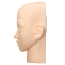 Detachable Soft Silicone Head Model Practice Makeup Dressing Lips Eyebrow Tattoo Training