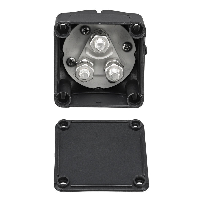 12/24V 1000A Max Dual Battery Selector Isolator Battery Switch with 4pcs Baffles and 4pcs Screws