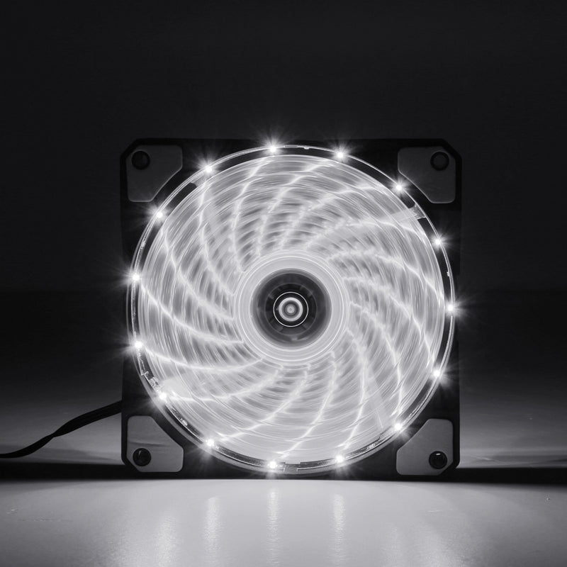 Coolmoon 12V 120mm 3Pin/4Pin LED Light Cooling Fan Computer PC Cooling Fan