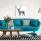 Miico Hand Painted Oil Paintings Simple Style-A Side Face Deer Wall Art For Home Decoration Painting