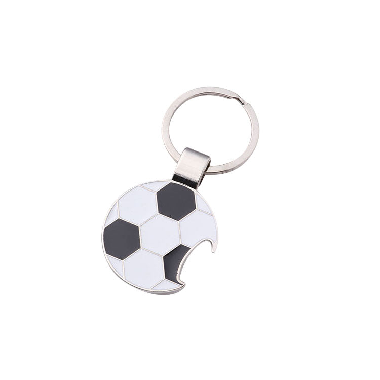 Honana Football Metal Key Beer Bottle Opener World Soccer Cup Fans Key Chains Home Club Decoration