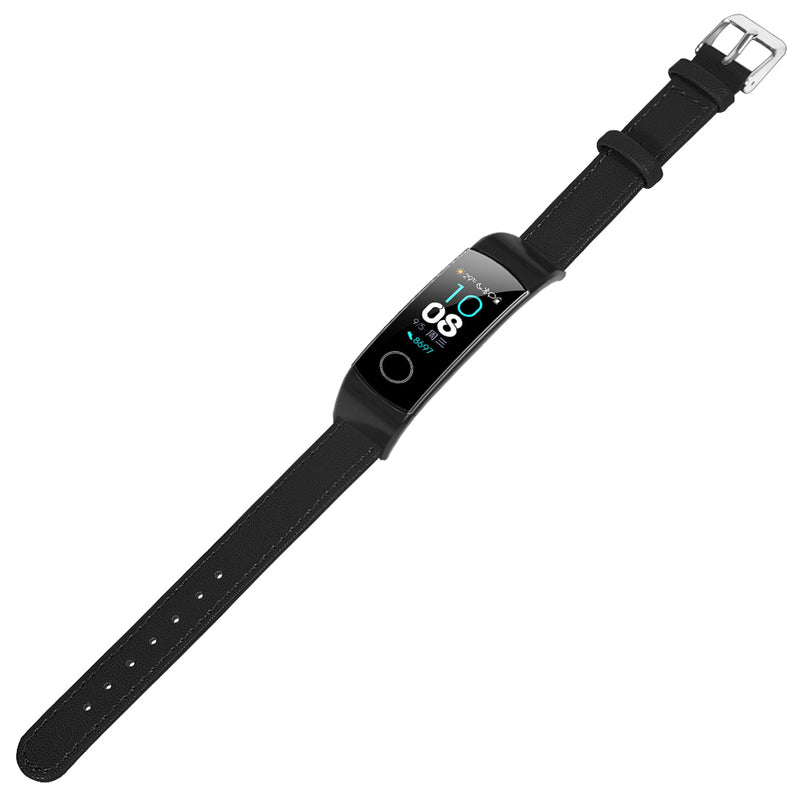 Bakeey Ultra-thin Genuine Leather Replacement Watch Band for Huawei Honor Band 5&4 Smart Watch