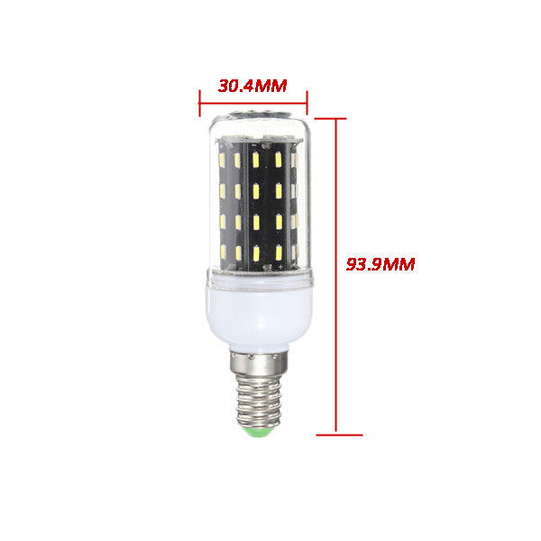 E27/E14/E12/B22/G9/GU10 LED Bulb 4W SMD 4014 56 400LM Pure White/Warm White Corn Light Lamp AC 220V