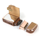 KEMEI Mini Portable Electric Beard Hair Razor Men Shaver USB Rechargeable W/ Mirror