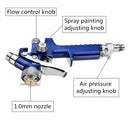 0.8mm/1.0mm Nozzle H-2000 Professional HVLP Spray G un Mini Air Paint Sprayer Guns Airbrush