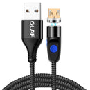 OLAF 3A Micro LED Magnetic Fast Charging Data Cable For Oneplus 7 HUAWEI P30 XIAOMI MI9 S10 S10+