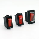 KEDU HY35 16A 125V 2/3Pins Industrial Push Button Rocker Switches with Waterproof Cover