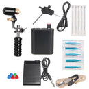 Beginner Complete Tattoo Machine Pen Supplies Needles Kit Set Power Supply