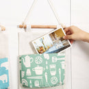 3 Grids Wall Hanging Storage Bag Organizer Toys Container Decor Pocket Pouch Desktop Organizer