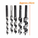 12-25mm Hex Shank Brad Point Drill SDS Auger Drill Bit Spiral Wood Drilling Tool