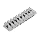Machifit 10pcs 3030 M6 Shrapnel Nut Block Elastic Nut EU Standard for 3030 Aluminum Profile