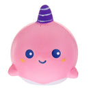 Squishy Narwhal Uni Whale Jumbo 11CM Slow Rising With Packaging Collection Gift Soft Toy