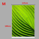 PAG Green Leaf Wall Decor Window Curtain Roller Shutters Print Painting Roller Blind Background