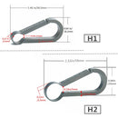 BANG TI H2 60mm Titanium Quick Release Keychain Belt Loop Hook Key Clip