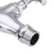 TMOK DN15 1/2'' Brass Chrome Tap Water Nozzle Single Control Faucet Bathroom Balcony Tap Thread Connection w/ Switch