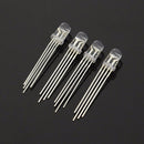 250pcs LED RGB Common Cathode 4-Pin F5 5MM Diode