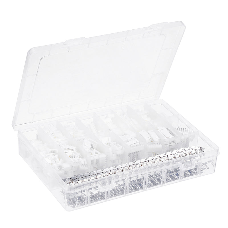 Excellway Wire Crimping Tool Kit 900pcs JST-XH 2.54mm Connectors Assortment Terminal Crimping Plier