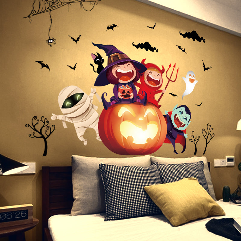 Miico XL890 Cartoon Sticker Hallowen Sticker Removable Wall Sticker Kids Room Decoration