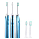 ED8000 Sonic Electric Toothbrush Waterproof IPx7 USB 5 Brush Modes with 2 Toothbrush Head