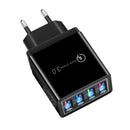 Bakeey 3.1A 4USB LED Light Fast Charging USB Charger Adapter For iPhone 8Plus XS 11Pro Huawei P30 Pro Mate 30 Oneplus 7