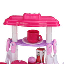 Kid Children Kitchen Pretend Play Cooking Set Toys Toddlers Home Dinner Cookware