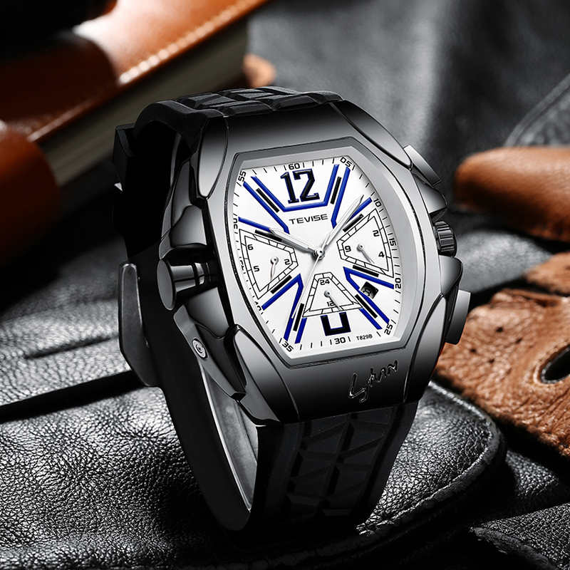 TEVISE T829 All Metal Case Automatic Mechanical Watch Luminous Display Men Watch
