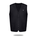 Men Women Electric Heating Vest Jacket USB Charging Winter Warm Heated Coat 3 Gears Temperature