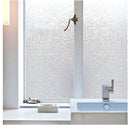 KCASA S151 45cmX200cm Modern Stripe Pattern Glass Stickers Bathroom Balcony Sliding Door Frosted Gla