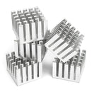 10pcs 20x20x15mm DIY CPU IC Chip Heat Sink Extruded Cooler Aluminum Heat Sink