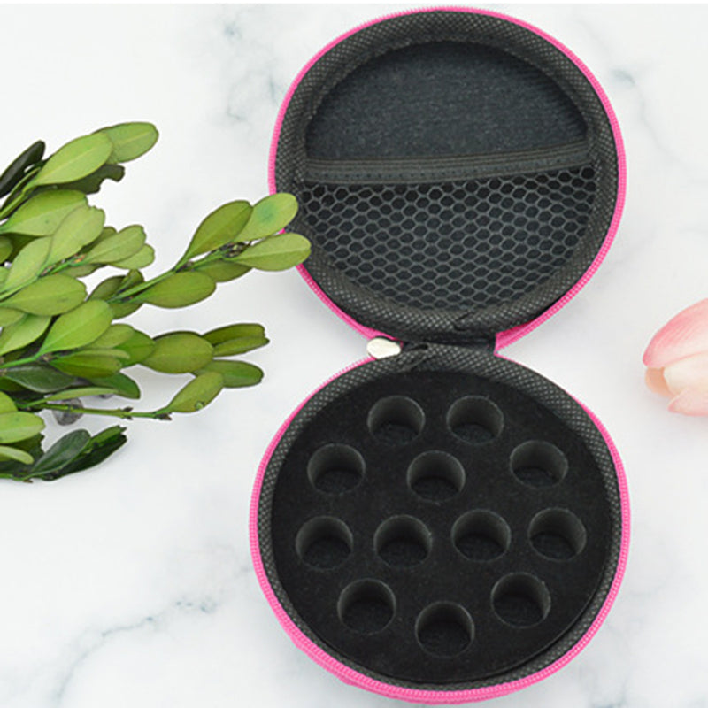 12 Bottle Essential Oil Carrying Storage Case Travel Portable Bag Box
