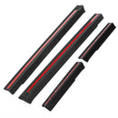 4Pcs Car Door Entry Sill Scuff Guards Door Edge Protector For Jeep Wrangler 2007-2017