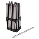 Drillpro 32pcs Extra Long 150mm Screwdriver Bit Set Security 1/4 Inch Hex Shank Tamperproof Torx Hex Phillips Spanner Torq Bits