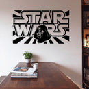 W-1 Star Wars Alphabet  Wall Stickers Removable  -  BLACK